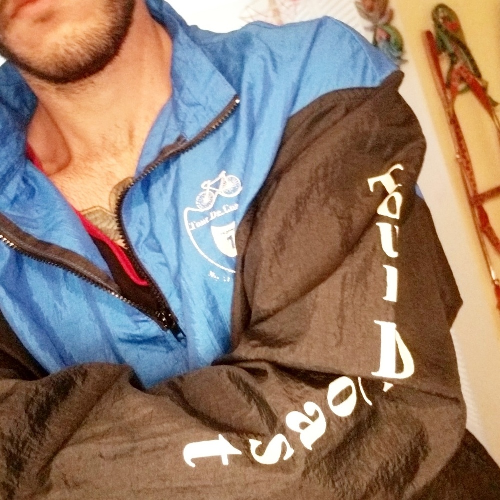 Vintage Augusta Tour De Coast Windbreaker Jacket